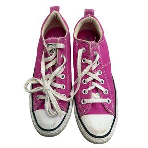Converse Pink Chuck Taylor All Star Canvas Low-Top Sneakers Womens 7.5